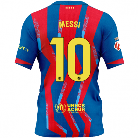 Четвертая игровая футболка Барселоны 2025-2026 MESSI