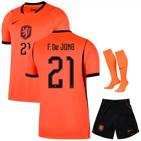 Детская домашняя форма Голландии DE JONG на ЧМ 2026