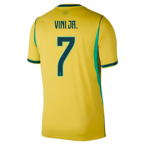 Домашняя игровая футболка Бразилии ЧМ 2026 VINI JR