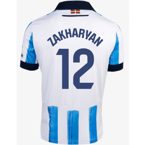 Домашняя игровая футболка Захарян Реал Сосьедад 2023-2024