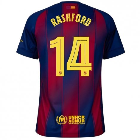 Домашняя игровая футболка Барселоны RASHFORD 2025-2026