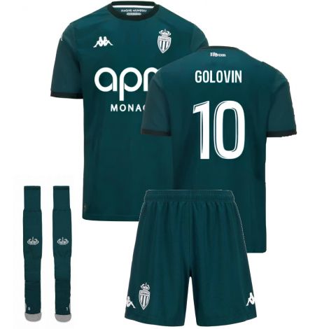Детская гостевая футбольная форма GOLOVIN 2024-2025
