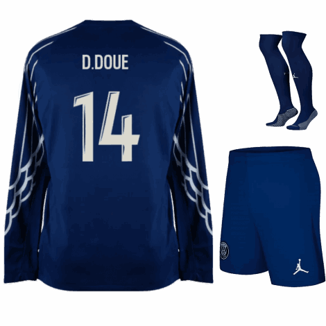 Четвертая форма ПСЖ с длинным рукавом 24-25 Désiré Doué