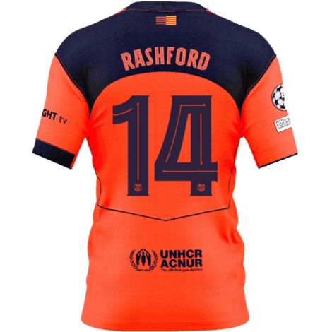 Третья игровая футболка Барселоны RASHFORD 2025-2026