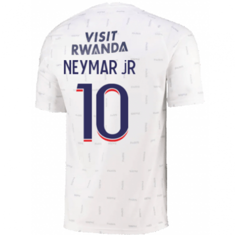 Белая предматчевая футболка NEYMAR JR ПСЖ 2021-2022