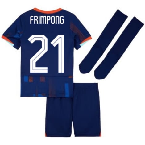 Детская гостевая форма Голландии FRIMPONG на ЕВРО 24