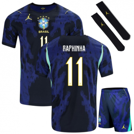 Детская гостевая форма RAPHINHA Бразилии на ЧМ 2026