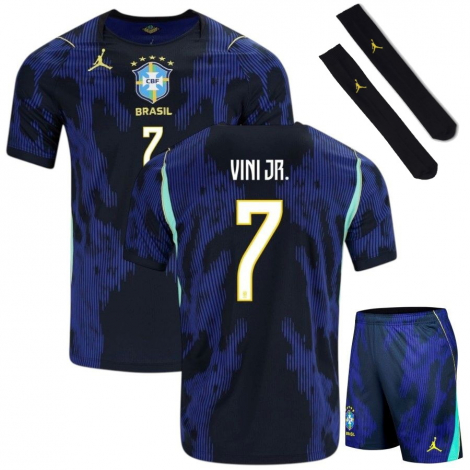 Детская гостевая форма VINI JR Бразилии на ЧМ 2026