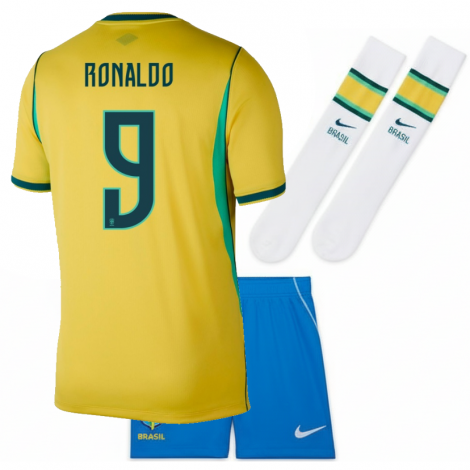 Детская домашняя форма RONALDO Бразилии на ЧМ 2026