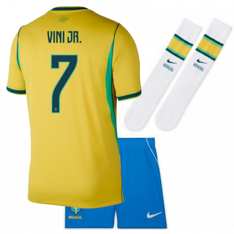 Детская домашняя форма VINI JR Бразилии на ЧМ 2026