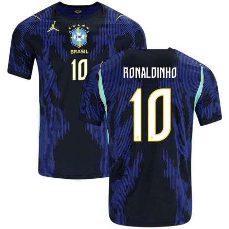 Гостевая игровая футболка Бразилии ЧМ 2026 RONALDINHO