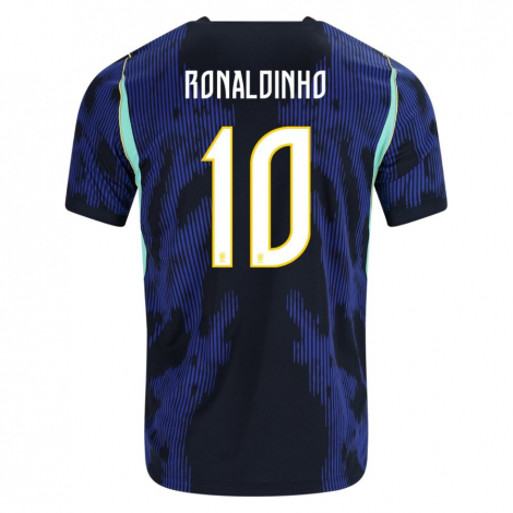 Гостевая игровая футболка Бразилии ЧМ 2026 RONALDINHO