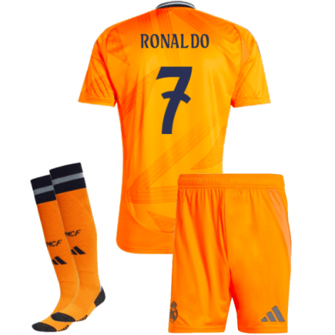 Детская гостевая футбольная форма Ronaldo 24-25