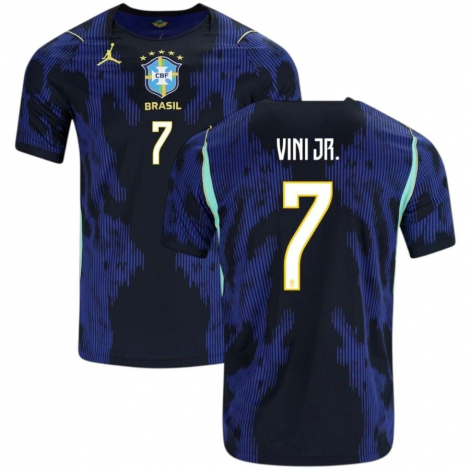 Гостевая игровая футболка Бразилии ЧМ 2026 VINI JR