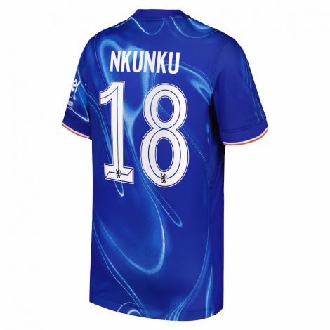 Домашняя игровая футболка Челси Нкунку 2024-2025