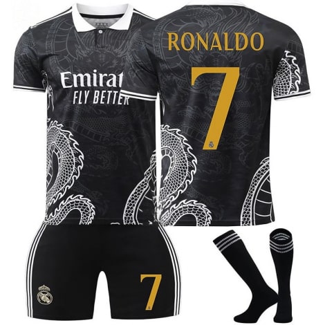 Черный дракон форма Реал-Мадрид 2024-2025 RONALDO 7