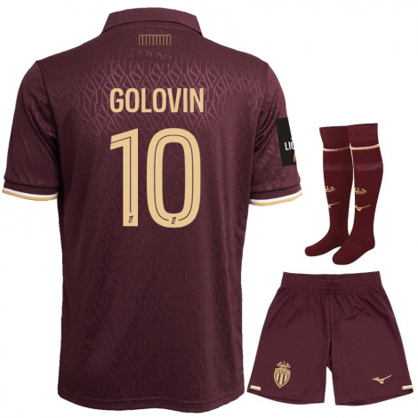 Детская гостевая футбольная форма GOLOVIN 2026-2027