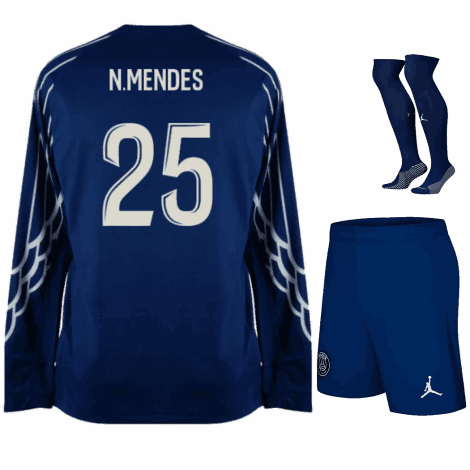 Четвертая форма ПСЖ с длинным рукавом 2024-2025 Nuno Mendes
