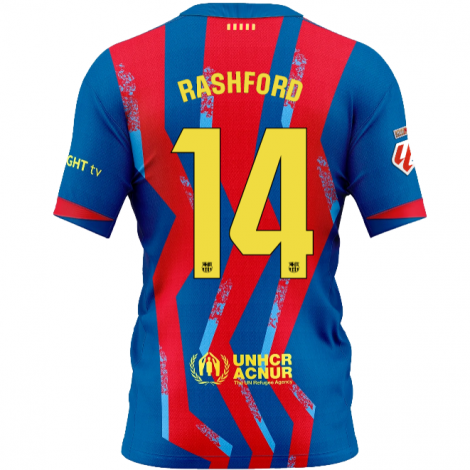 Четвертая игровая футболка Барселоны 2025-2026 RASHFORD