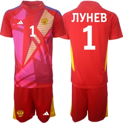 Вратарская красная форма Лунев ЕВРО 2024 Концепт