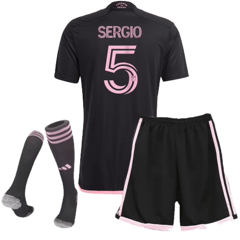 Детская гостевая футбольная форма SERGIO Интер Майами 2023-2024