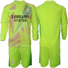 Зеленая форма Реал Мадрид 2024-2025 c длинными рукавами