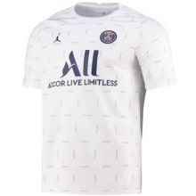 Белая предматчевая футболка NEYMAR JR ПСЖ 2021-2022