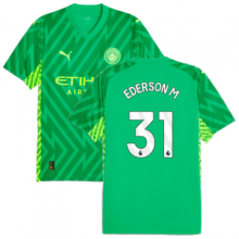 Зеленая вратарская футболка EDERSON Манчестер Сити 2023-2024