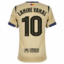 Гостевая игровая футболка Барселоны Ламин Ямаль 2025-2026